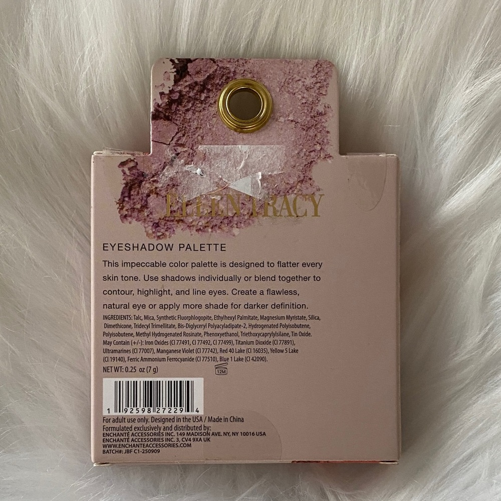 Ellen Tracy Mauve, Pink & Warm Brown Eyeshadow Palette - Picture 2 of 2